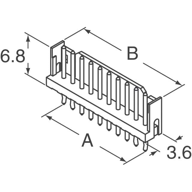 1-292250-0 TE Connectivity AMP Connectors  Headers Male Pins